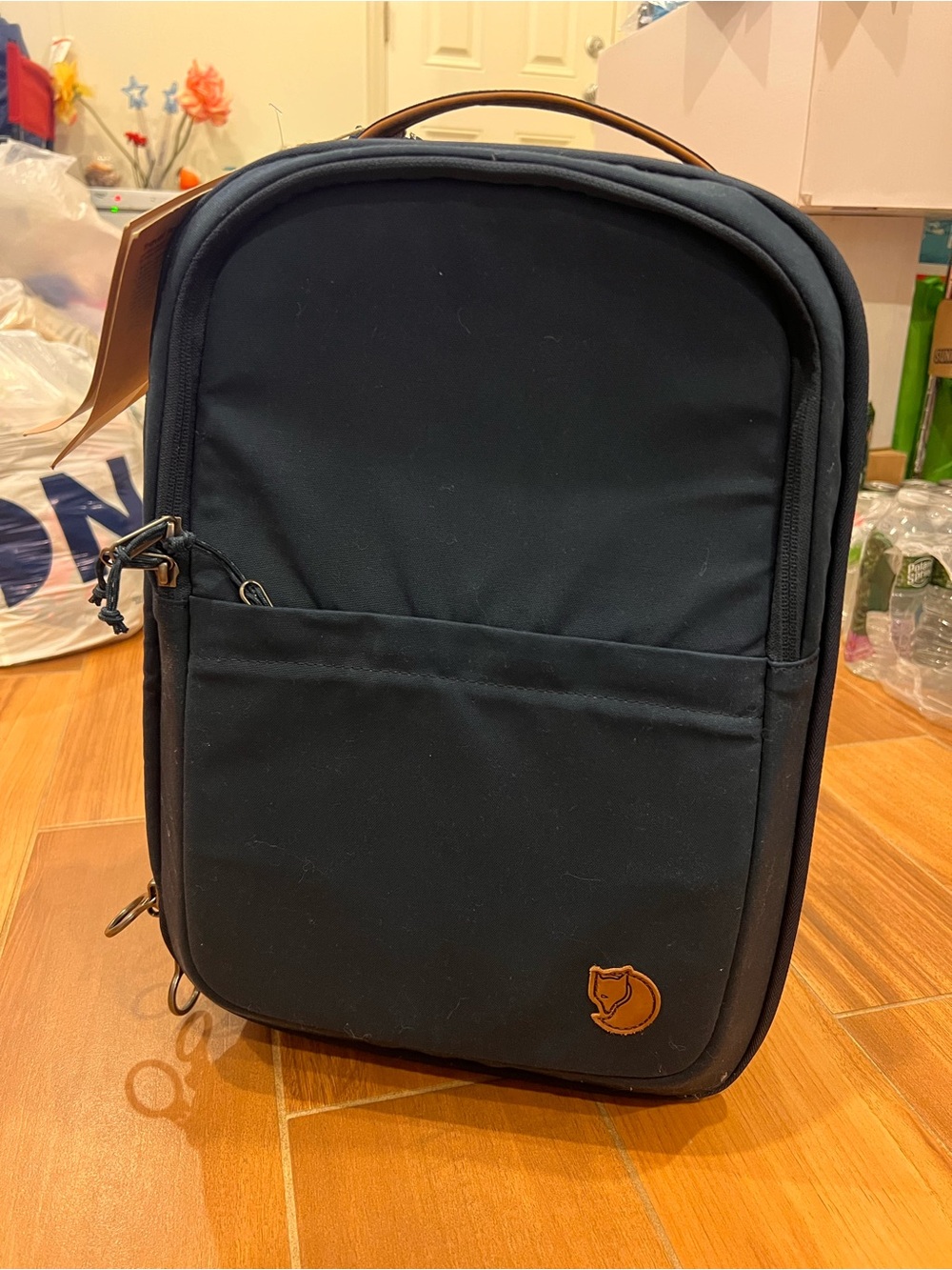 NWT Fjallraven Travel Pack Small Navy One Size Backpack Bag